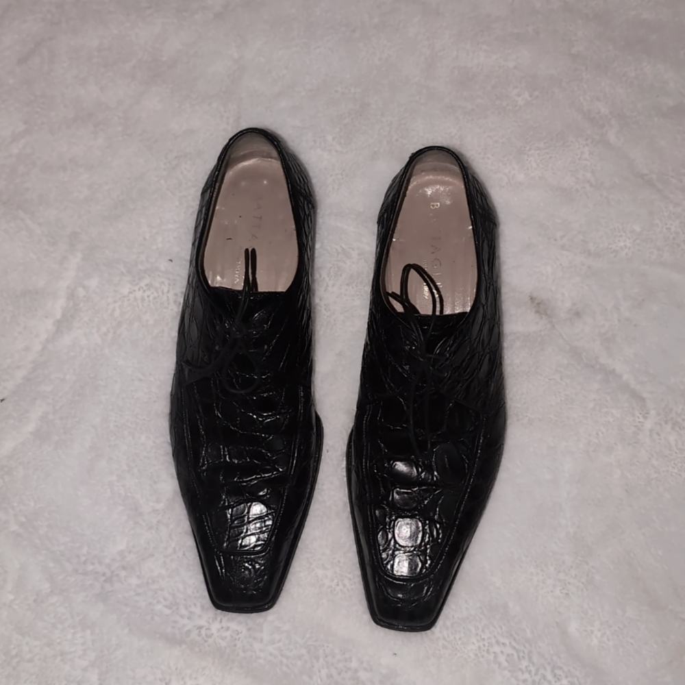 Genuine crocodile Battaglia shoes